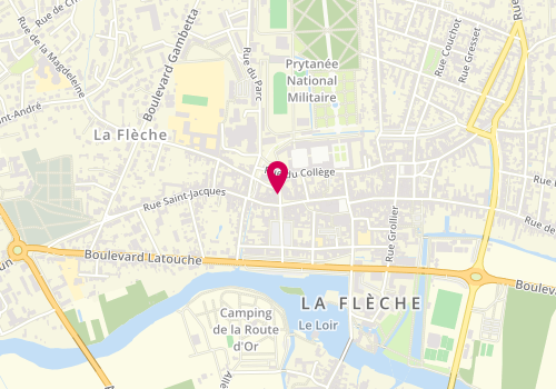 Plan de RATTORAY GANDAR Isabelle, 3 Place Lazare de Baïf, 72200 La Flèche