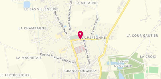 Plan de BODIN Lydie, 10 Rue Personne, 35390 Grand-Fougeray