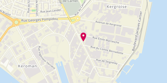 Plan de SOURDIN Maëlys, 40 avenue de la Perrière, 56100 Lorient