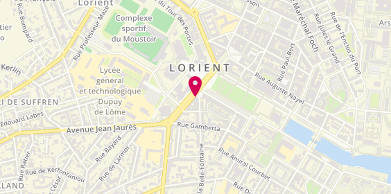 Plan de LEFEUVRE Catherine, 2 avenue Anatole France, 56100 Lorient