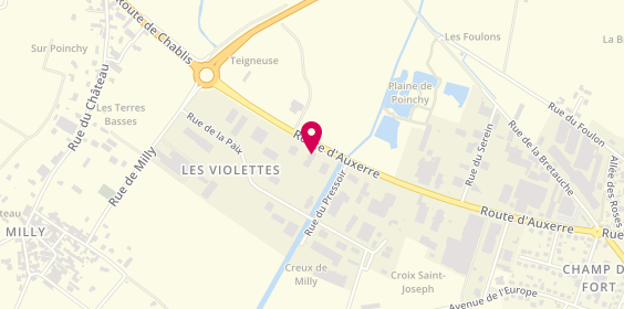 Plan de VIRELY-SOUFFLARD Marion, 29 Route d'Auxerre, 89800 Chablis