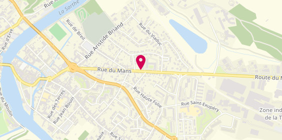 Plan de MITREA Georgeta, 48 Rue du Mans, 72300 Sablé-sur-Sarthe
