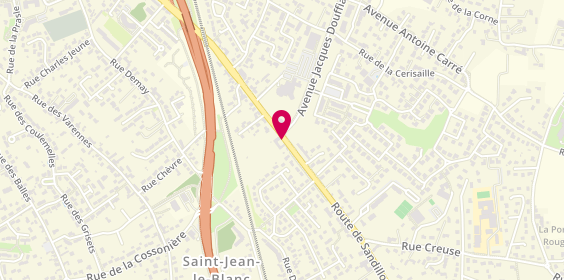Plan de BRANCHU Antoine, 38 Route de Sandillon, 45650 Saint-Jean-le-Blanc
