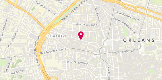 Plan de DILLON Claude, 39 Bis Rue d'Illiers, 45000 Orléans