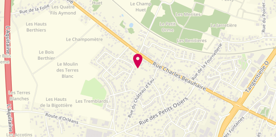 Plan de POPELIN Jacqueline, 18 Rue Bernard Jean Creiche, 45140 Saint-Jean-de-la-Ruelle