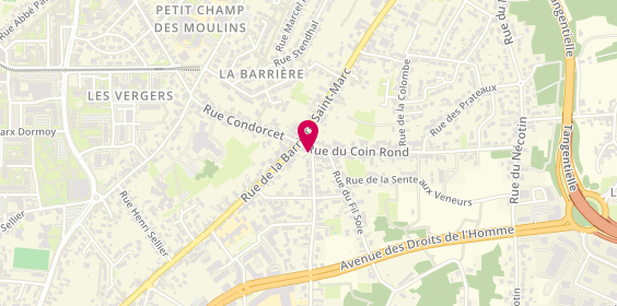 Plan de PSYCHOLOGUE CLINICIENNE Garance Denis, 161 Rue du Petit Pont, 45000 Orléans