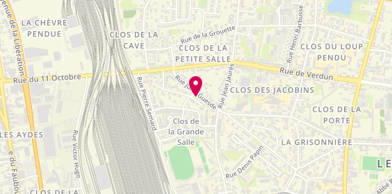 Plan de BENOIT Marie-Claude, 13 Rue Jules Guesde, 45400 Fleury-les-Aubrais