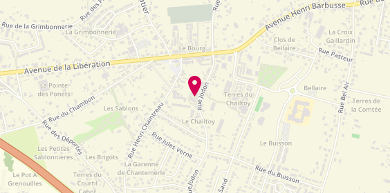Plan de BRULEZ Liliane, 10 Bis Rue Jodon, 45700 Villemandeur