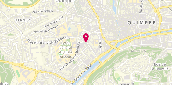 Plan de Psychologue Ségolène ZAJEC, 16 place de la Tour d'Auvergne, 29000 Quimper