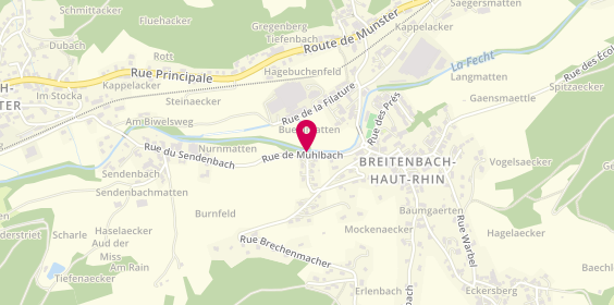 Plan de Marjorie NGUYEN - Psychologue clinicienne, 3 Rue de Muhlbach, 68380 Breitenbach-Haut-Rhin