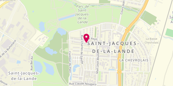 Plan de Laurence le Rhun, Appt 30 3 Rue Louis Guilloux, 35136 Saint-Jacques-de-la-Lande