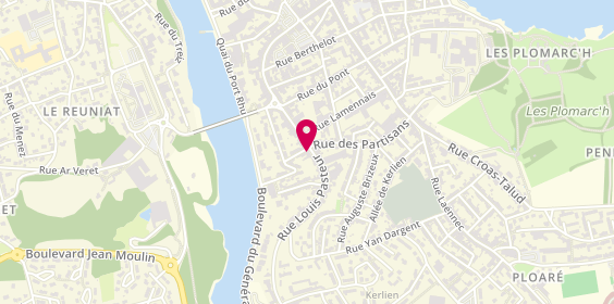 Plan de Durand-youinou Christelle, 38 Rue Louis Pasteur, 29100 Douarnenez