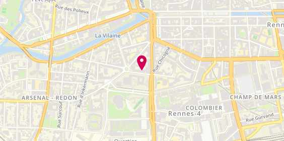 Plan de Cécile COURCOUX - Psychologue EMDR Rennes, 8 Rue de l'Arsenal
30 Square de la Rance, 35000 Rennes