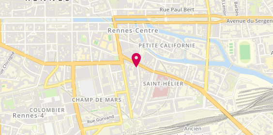 Plan de Charlotte GOUPILLE-Favre, 6 Rue Duhamel, 35000 Rennes