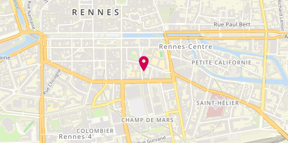 Plan de JAMET Anne Francoise Marie, 5 Rue des Carmes, 35000 Rennes