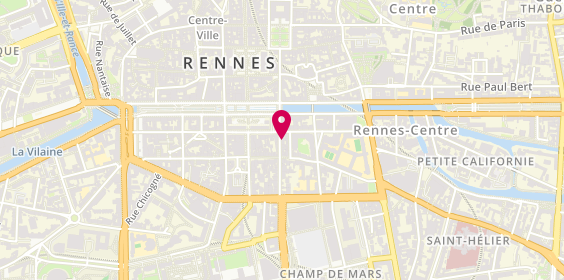 Plan de BOURGY Jean, 7 Rue Marechal Joffre, 35000 Rennes