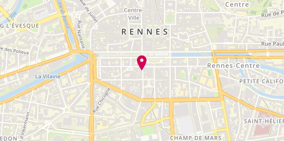 Plan de Claudia DEROUSSEN TENORIO, 10 Rue de Nemours, 35000 Rennes