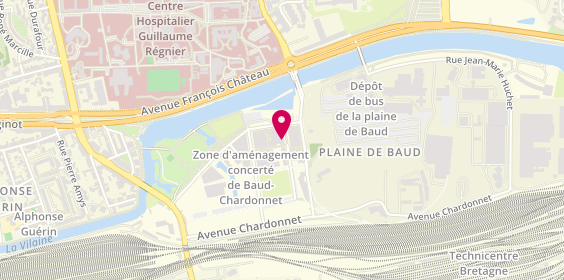 Plan de Clara HAUVESPRE - Psychologue TCC Rennes, Plaine de Baud
8 Rue Berthe Savery, 35000 Rennes