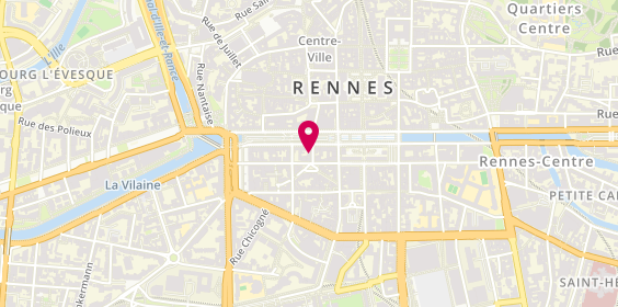 Plan de ISMAÏL JOUBREL Dina, 6 Rue d'Argentre, 35000 Rennes