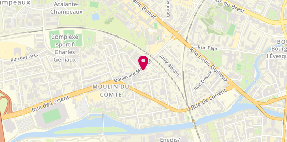 Plan de Agence Mélusine Courilleau, 29 Bis Boulevard Marbeuf, 35000 Rennes