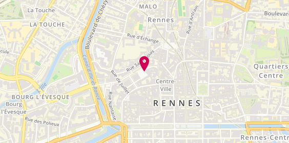Plan de PRIMAULT Anne, 13 Pl. Des Lices, 35000 Rennes