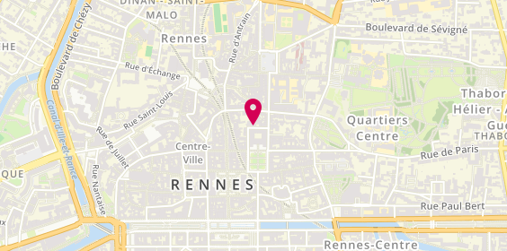 Plan de RANNOU Alain, 15 Rue Salomon de Brosse, 35000 Rennes