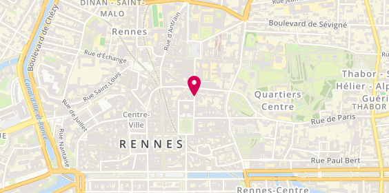 Plan de ARESU Christine, 16 Rue Hoche, 35000 Rennes