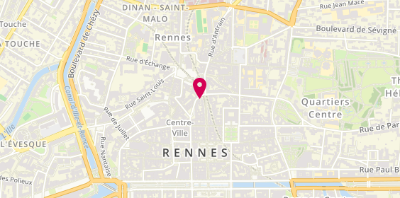 Plan de TANGUY Chantal, 20 Rue Champ Jacquet, 35000 Rennes