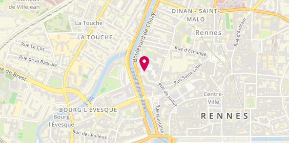 Plan de SIERRA-SCROCCARO Nathalie, 2 Rue de la Quintaine, 35000 Rennes