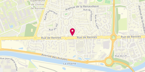 Plan de HELEN Claude, 68 Rue de Rennes, 35510 Cesson-Sévigné