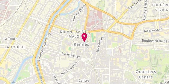 Plan de Soazik ERHEL le HEGARAT Psychologue, 7 Rue Saint-Malo, 35000 Rennes