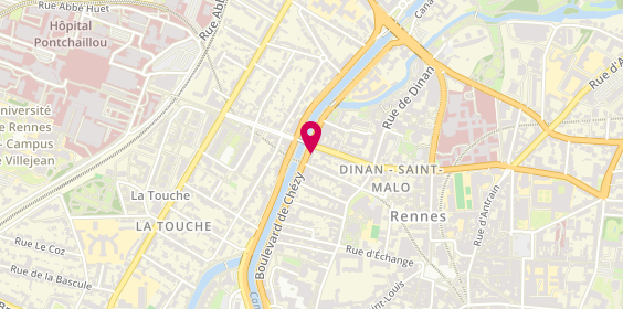 Plan de MELO Dominique, 35 Boulevard de Chézy, 35000 Rennes