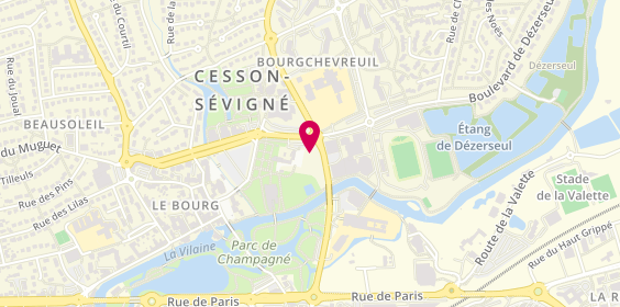Plan de BEAUDOUIN Paul, 5 Rue de la Chalotais, 35510 Cesson-Sévigné