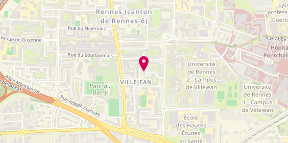 Plan de Sidonie-Kim JOUIN, 8 square Du Dauphiné, 35000 Rennes