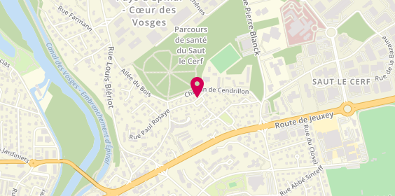 Plan de BONTEMPS Francine, 13 Rue Cendrillon, 88000 Épinal