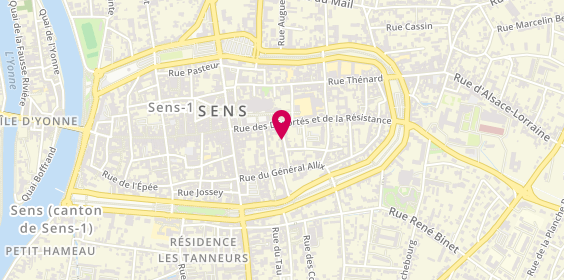 Plan de VITOUX Emmanuel, 13 Rue Tambour d'Argent, 89100 Sens