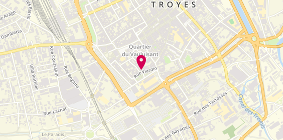 Plan de LAVILLE Delphine, 14 Rue Pigeons, 10000 Troyes