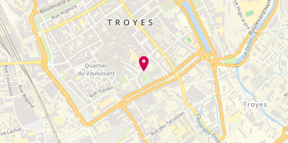 Plan de DEFERT Patrick, 15 Rue Jean Louis Delaporte, 10000 Troyes