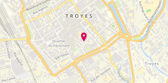 Plan de Nathalie COLOMBELLE Psychologue, 14 Rue Jean Louis Delaporte, 10000 Troyes