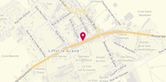 Plan de Marine MALIVERNEY - Psychologue clinicienne & Psychothérapeute, 28 Rue de l'Orme, 88350 Liffol-le-Grand