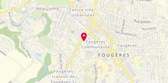 Plan de CHAPLAIN Paul, 2 Rue Jules Ferry, 35300 Fougères