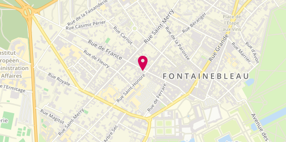 Plan de Domin Annaïg Psychologue Fontainebleau, 53 Rue de France, 77300 Fontainebleau