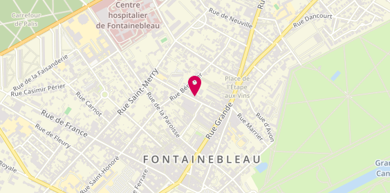 Plan de André AGARD - Psychologue clinicien - Psychanalyste Fontainebleau, 34 Bis Rue de la Cloche, 77300 Fontainebleau