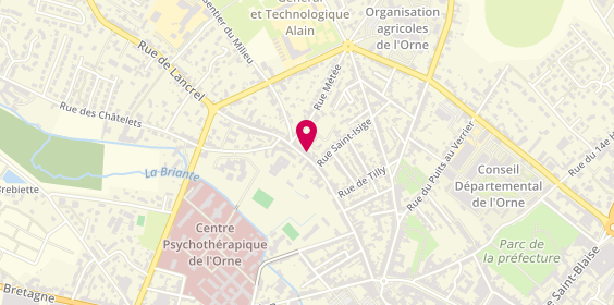 Plan de Slp, 128 Rue de Lancrel, 61000 Alençon