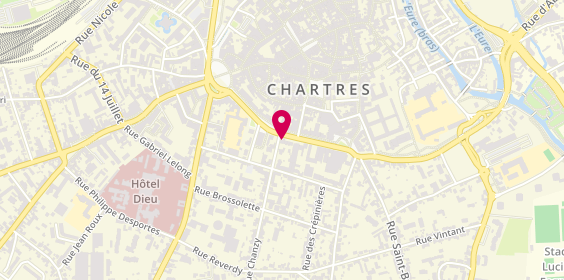 Plan de COTTET Bénédicte, 21 Boulevard Adelphe Chasles, 28000 Chartres