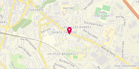 Plan de AAD SANDY Abi, 10 Rue Dr Eugene Rahuel, 22000 Saint-Brieuc