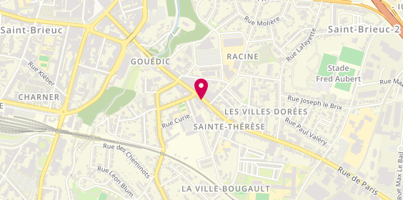Plan de DERRIEN Joëlle, Résidence de Bretagne 74 Rue Gouédic, 22000 Saint-Brieuc