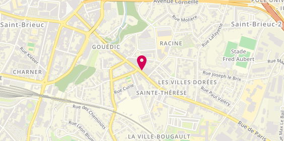 Plan de BOURGOIN Charline, 101 Rue Gouédic, 22000 Saint-Brieuc