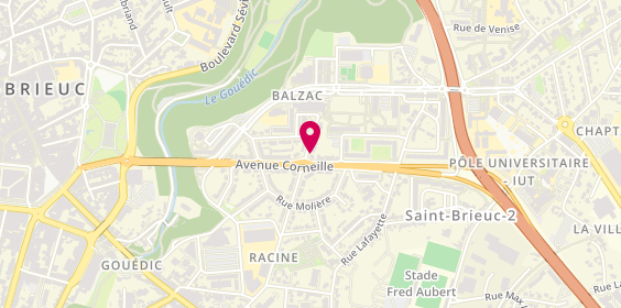 Plan de Clémentine ROUMIEUX Psychologue clinicienne - Psychothérapeute EMDR, 37 avenue Corneille, 22000 Saint-Brieuc