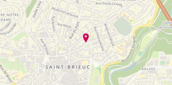 Plan de Cabinet Legrand - Diplas, 7 Bis place Saint-Michel, 22000 Saint-Brieuc